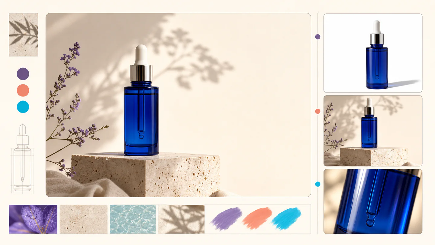 E-commerce campaign board image prompt example