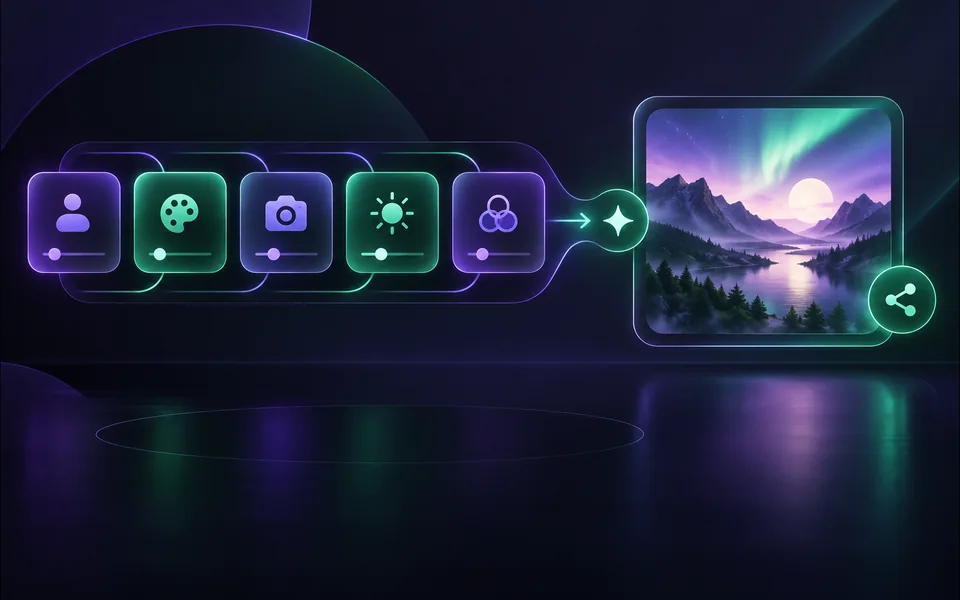 Prompt Builder & Sharing task illustration